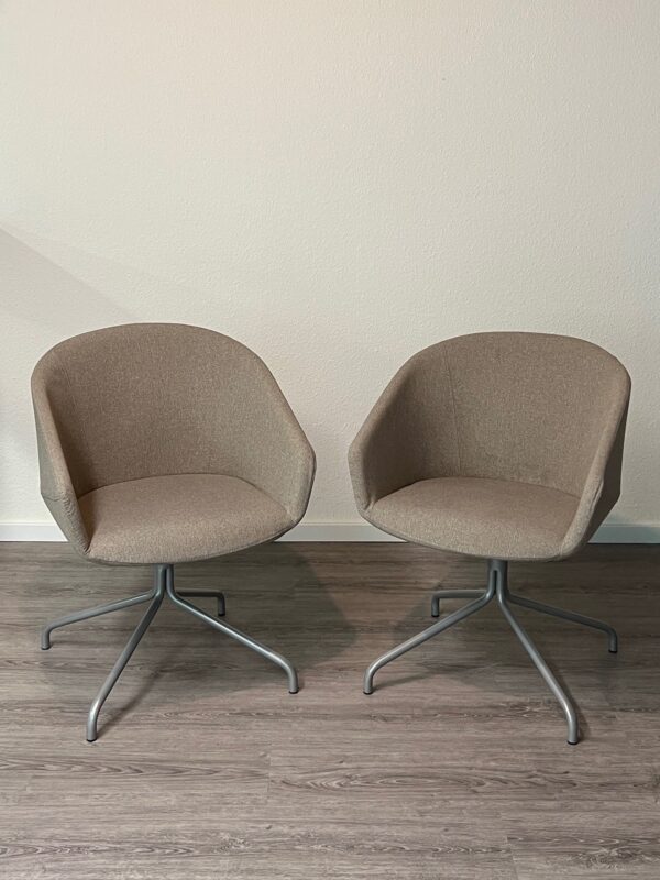 Lounge-Sessel 2er Set, beige