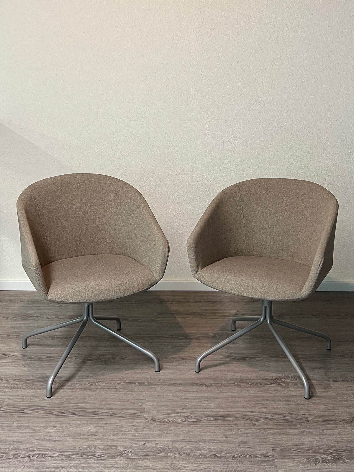 Lounge-Sessel 2er Set, beige